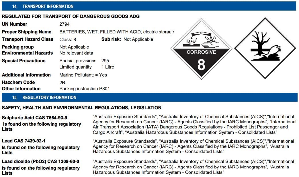 What Are The Spill Containment Requirements For Batteries?
